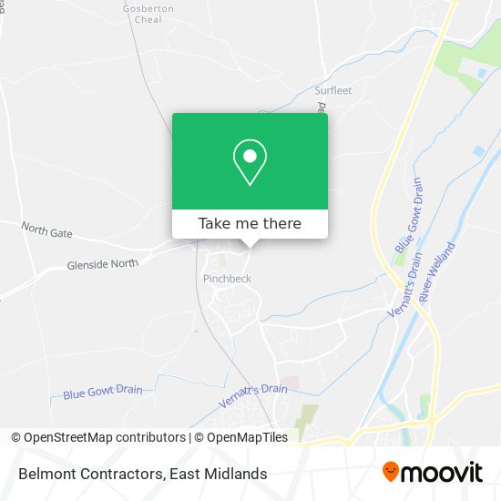 Belmont Contractors map