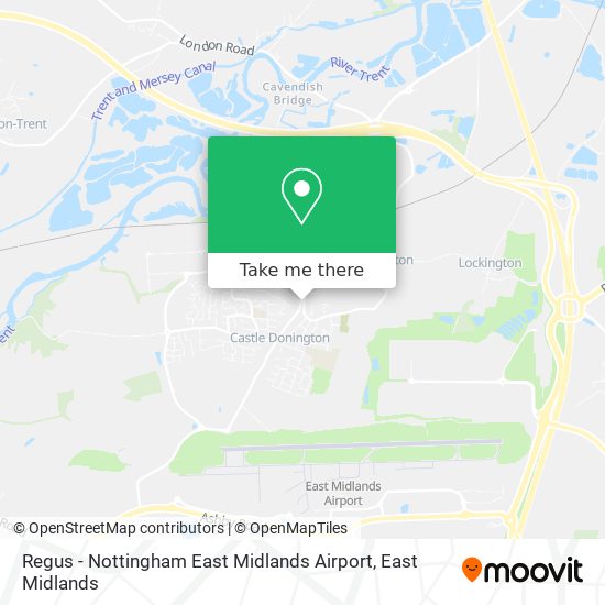 Regus - Nottingham East Midlands Airport map