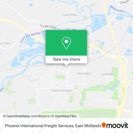 Phoenix International Freight Services map