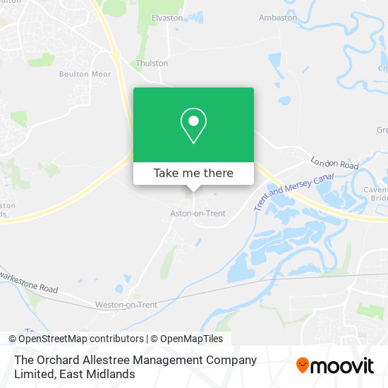 The Orchard Allestree Management Company Limited map