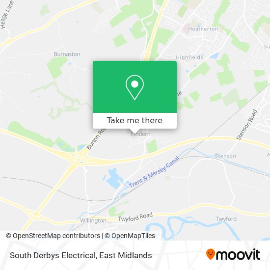 South Derbys Electrical map