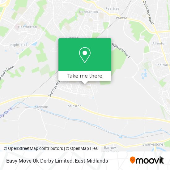 Easy Move Uk Derby Limited map