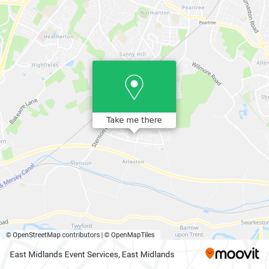 East Midlands Event Services map