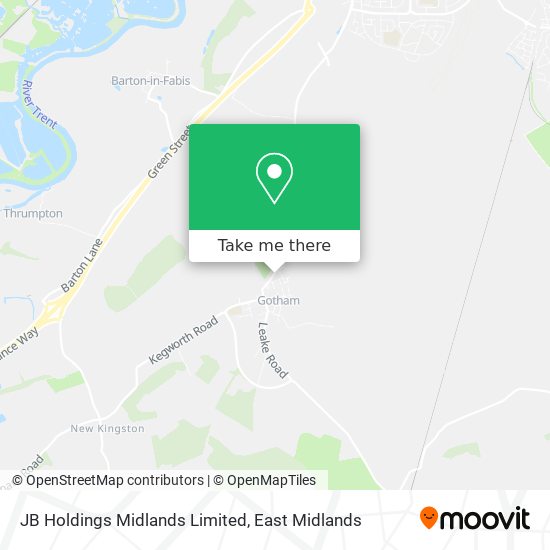 JB Holdings Midlands Limited map
