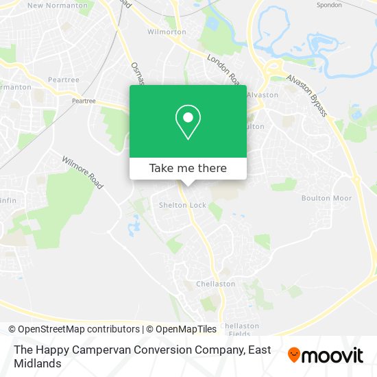 The Happy Campervan Conversion Company map