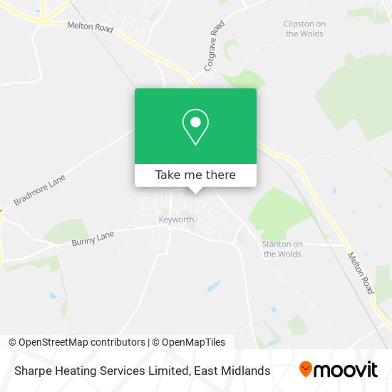 Sharpe Heating Services Limited map