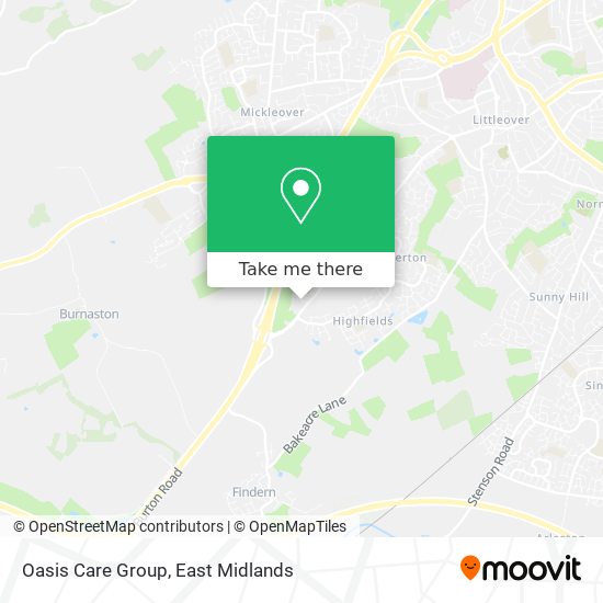 Oasis Care Group map