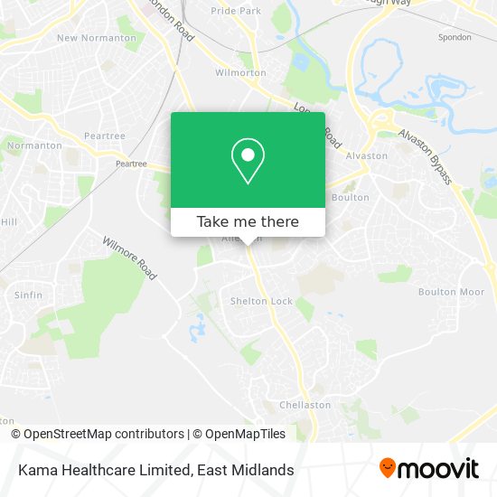 Kama Healthcare Limited map