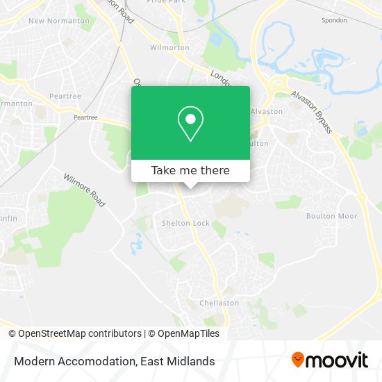 Modern Accomodation map