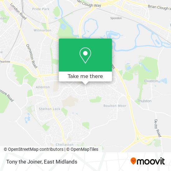 Tony the Joiner map