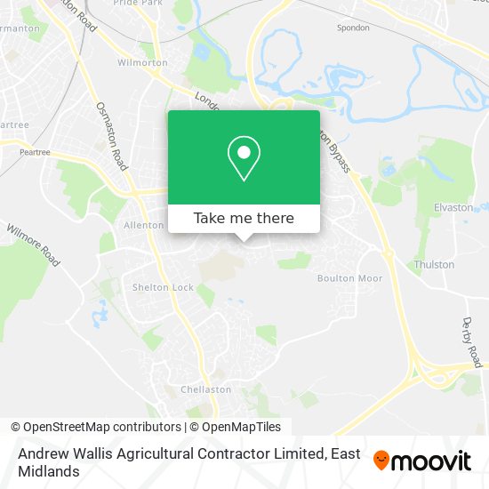 Andrew Wallis Agricultural Contractor Limited map