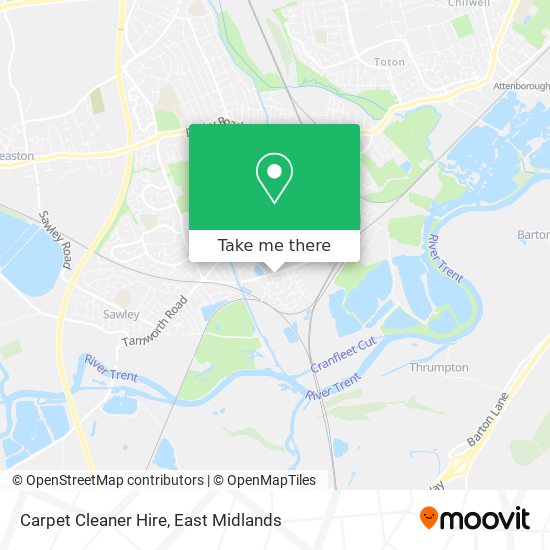 Carpet Cleaner Hire map