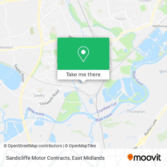 Sandicliffe Motor Contracts map