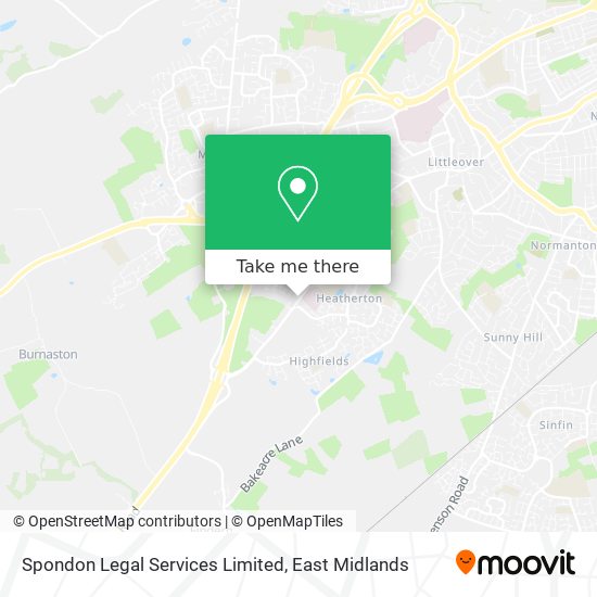 Spondon Legal Services Limited map