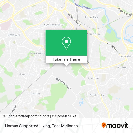 Liamus Supported Living map