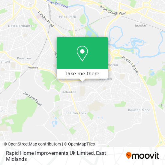 Rapid Home Improvements Uk Limited map