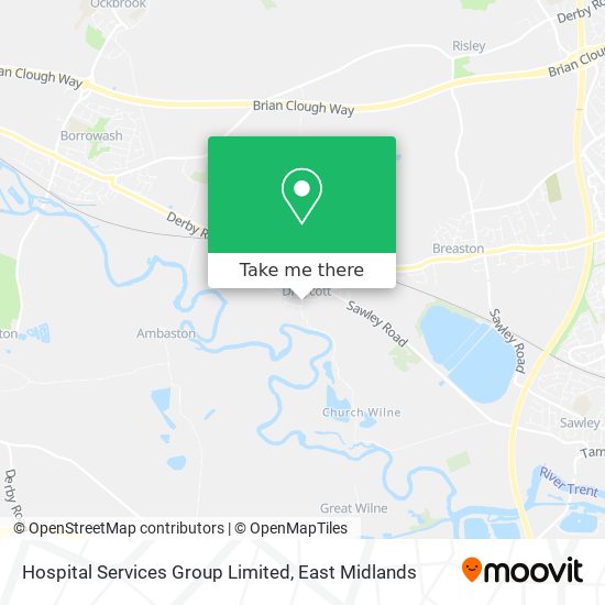 Hospital Services Group Limited map