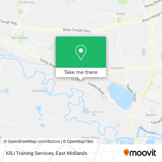 KRJ Training Services map