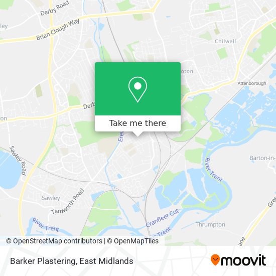 Barker Plastering map