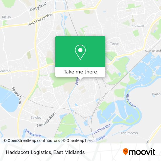 Haddacott Logistics map