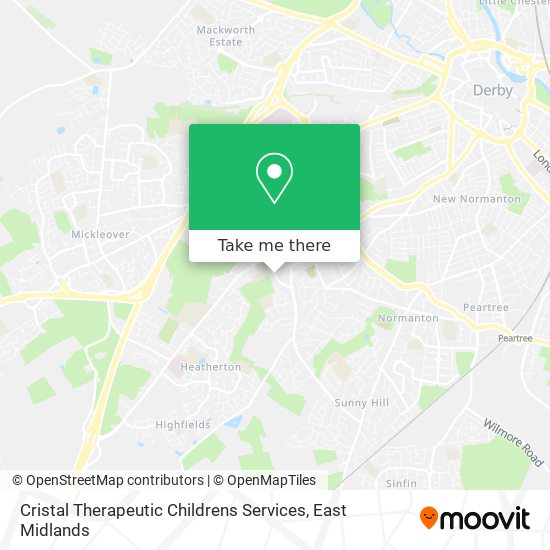 Cristal Therapeutic Childrens Services map