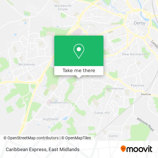 Caribbean Express map