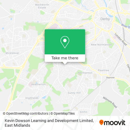Kevin Dowson Learning and Development Limited map