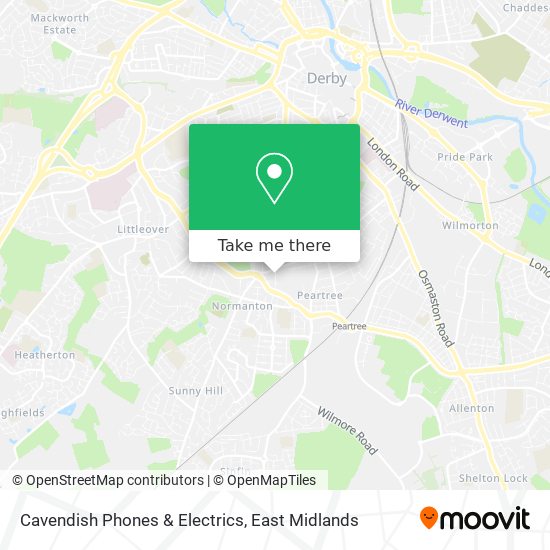 Cavendish Phones & Electrics map