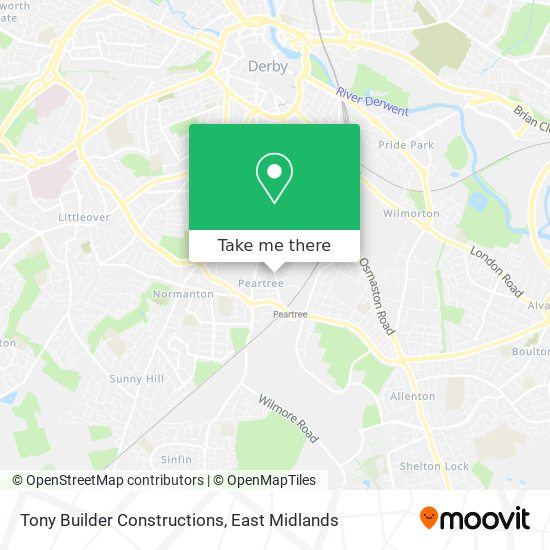Tony Builder Constructions map