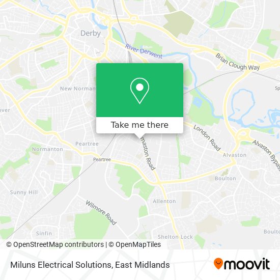 Miluns Electrical Solutions map