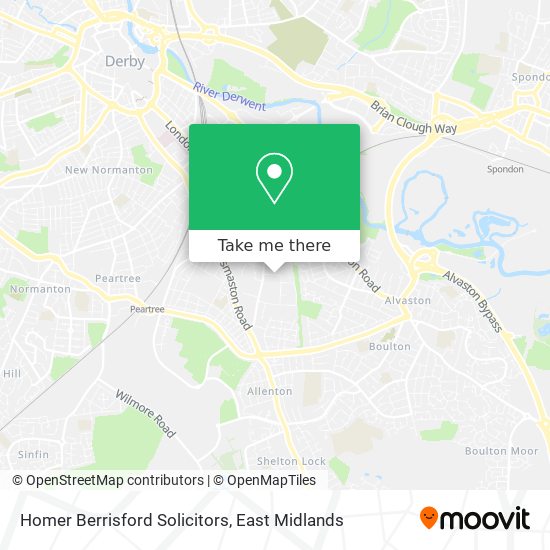 Homer Berrisford Solicitors map