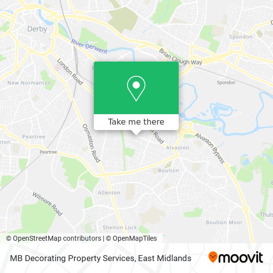 MB Decorating Property Services map