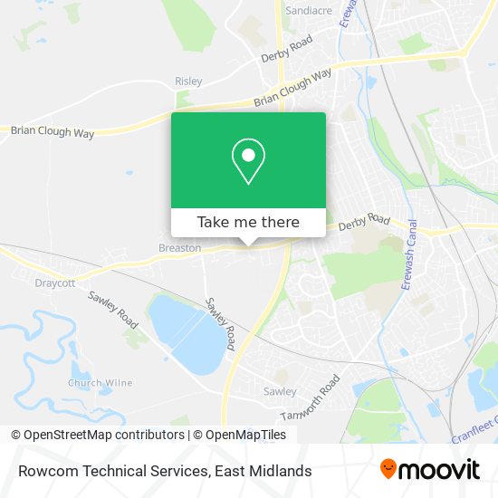 Rowcom Technical Services map