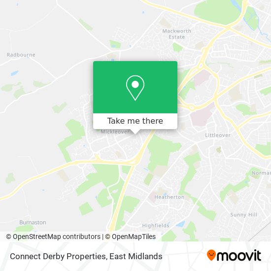 Connect Derby Properties map