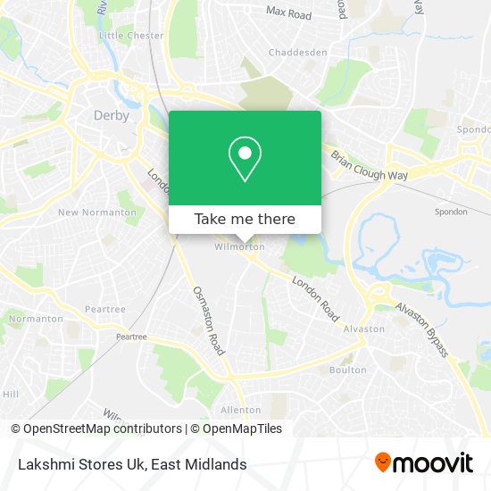 Lakshmi Stores Uk map