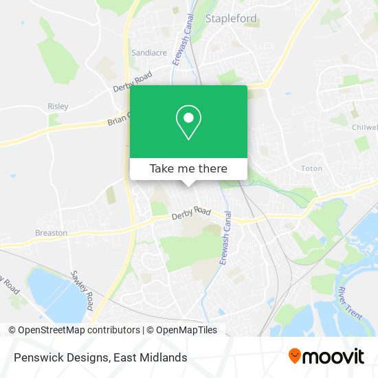 Penswick Designs map