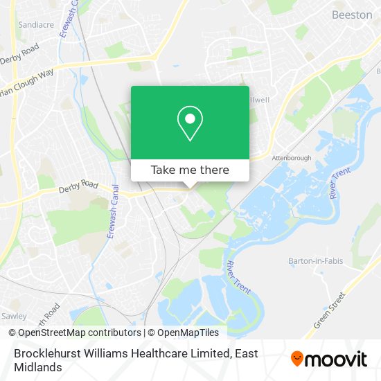 Brocklehurst Williams Healthcare Limited map