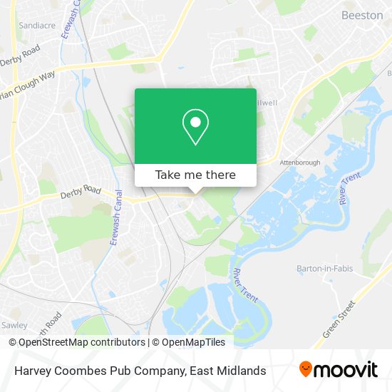 Harvey Coombes Pub Company map