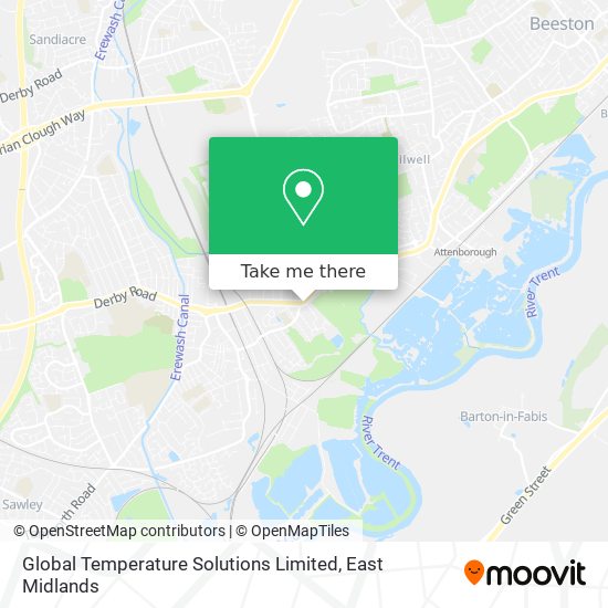Global Temperature Solutions Limited map