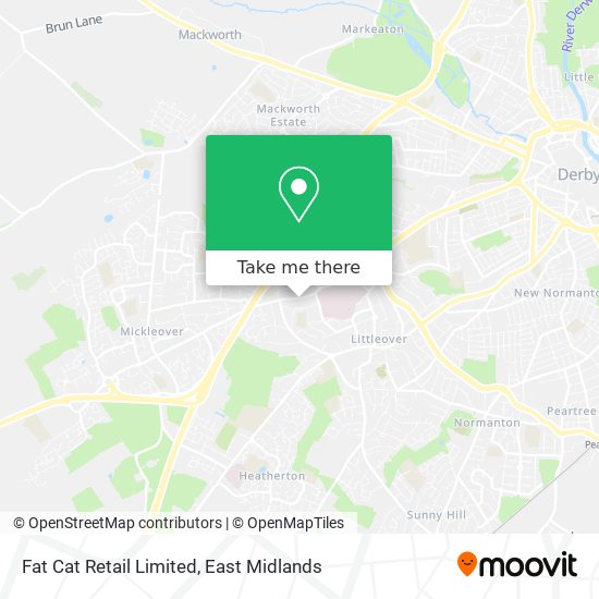 Fat Cat Retail Limited map
