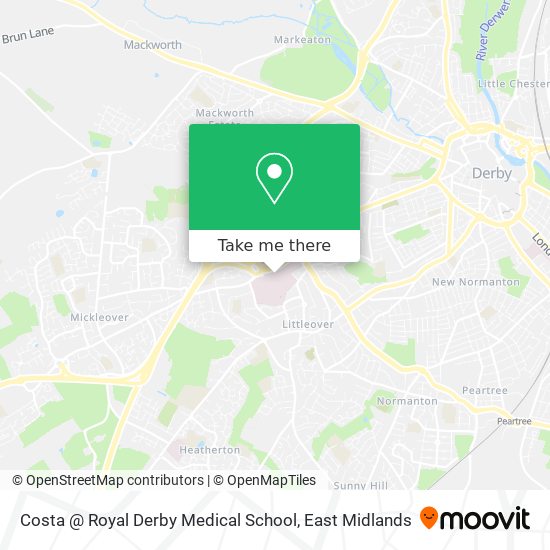 Costa @ Royal Derby Medical School map