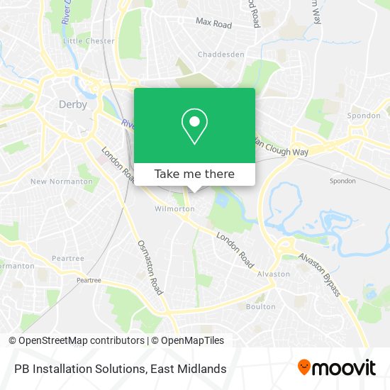 PB Installation Solutions map
