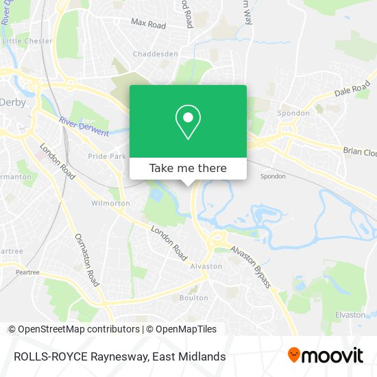 ROLLS-ROYCE Raynesway map