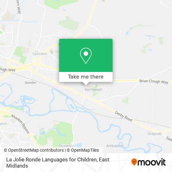 La Jolie Ronde Languages for Children map