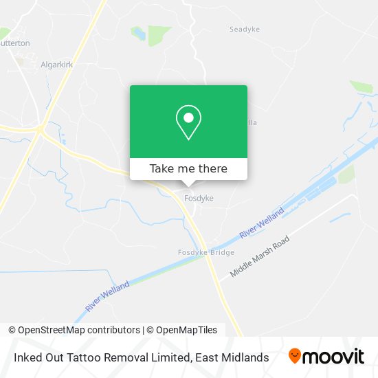 Inked Out Tattoo Removal Limited map