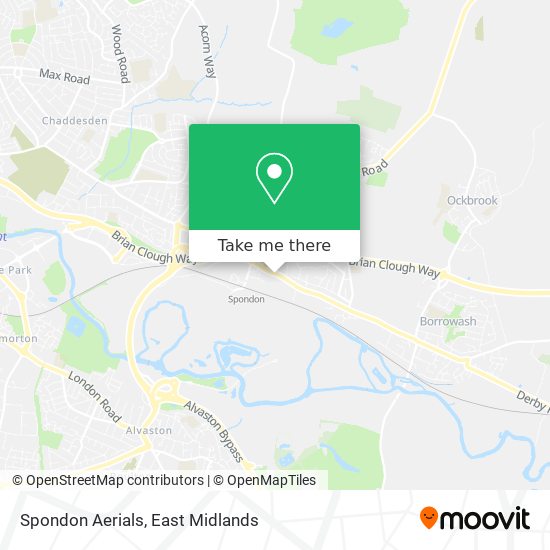 Spondon Aerials map