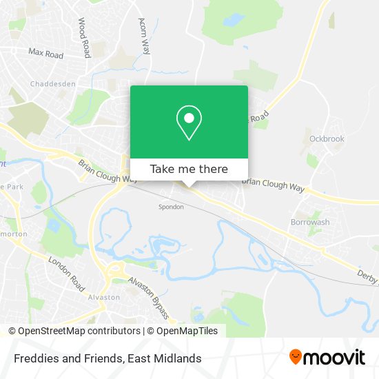Freddies and Friends map