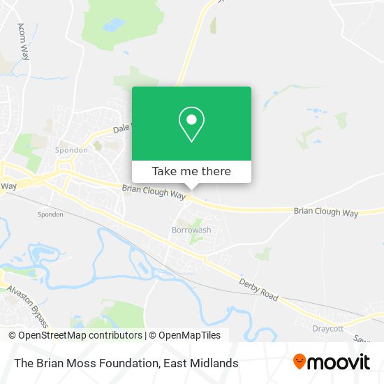 The Brian Moss Foundation map
