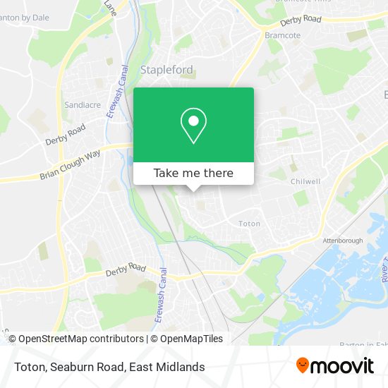 Toton, Seaburn Road map