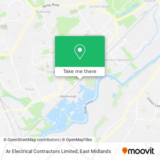 Ar Electrical Contractors Limited map
